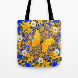 White Daisies Tote Bags Society6 Erfly Green Frogs White Daisies Blue Mandala Tote Bag