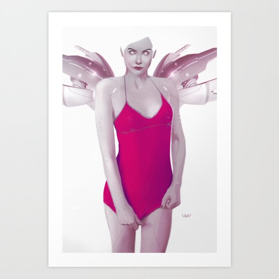 Pinkx Art Print