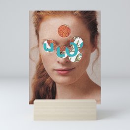 FlowerFrau · redhead Mini Art Print