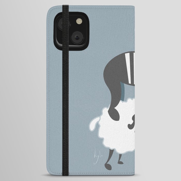 on the LAMb iPhone Wallet Case
