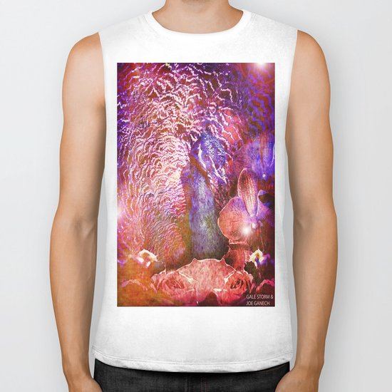 Peacock Party:: :: by Gale Storm and Joe Ganech Biker Tank