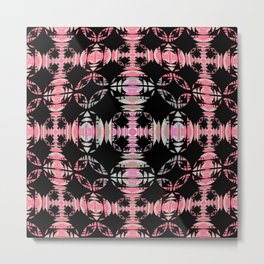 Resonant Ancient Celtic Cross Boho Pink Metal Print | Cool, Graphicdesign, Trippy, Beautiful, Modern, Color, Cross, Psychedelic, Ancient, Tapestries 