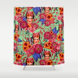 Frida Bouquet Shower Curtain