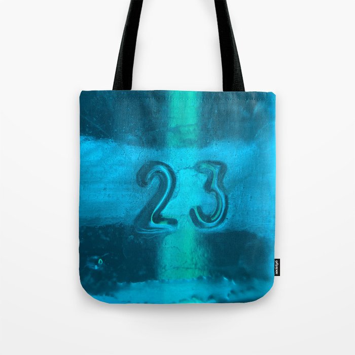 23 Blue Magic Number by Emmanuel Signorino Tote Bag