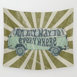 On My Way To Everywhere Wall Tapestry