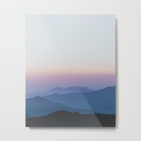 Sunset in the Annapurnas Metal Print