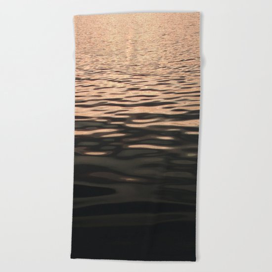 Liquid Sunset Beach Towel