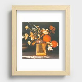 Orange Blossom Still Life Recessed Framed Print