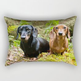 One Worlds Best Loved Dog Breeds Rectangular Pillow