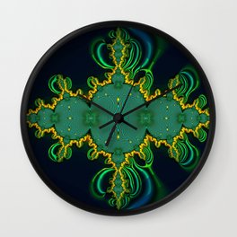 Emerald Art Wall Clock | Graphic Design, Abstract, Digital, Pattern, Graphicdesign 