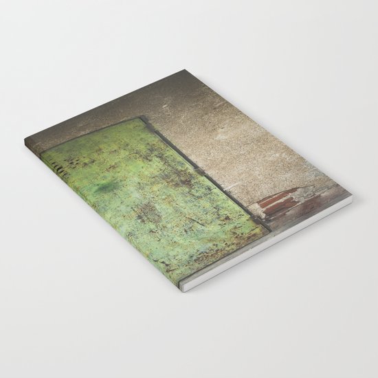 Rusty Green Door Notebook