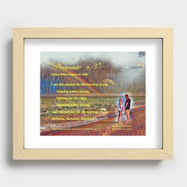 Namaste (verse 3) Recessed Framed Print