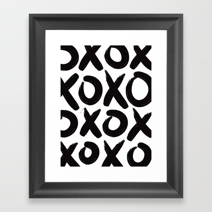 XOXO Framed Art Print