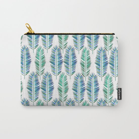 Tropical Leaves Carry-All Pouch