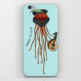 Cute underwater monsters - the Baroque Jellyfish  iPhone Skin