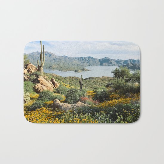 Arizona Blooms Bath Mat