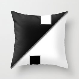 Modern Yin-Yang Throw Pillow