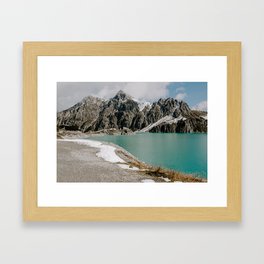 Beautiful Alps Framed Art Print