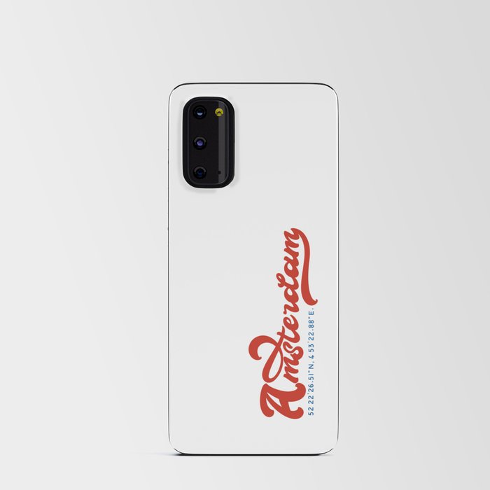 Amsterdam 70s Script Android Card Case