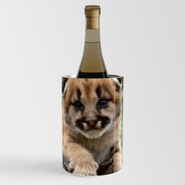leopard cub predators big cat baby Wine Chiller