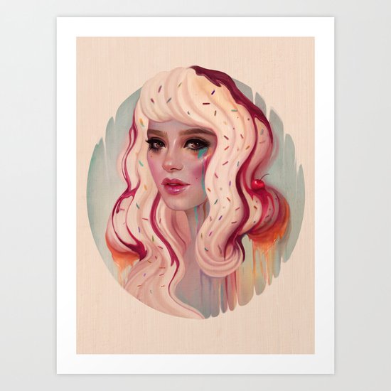à La Mode Art Print