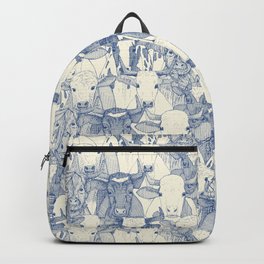 just ox classic blue pearl Backpack