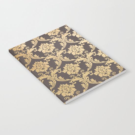 Gold swirls #3 Notebook
