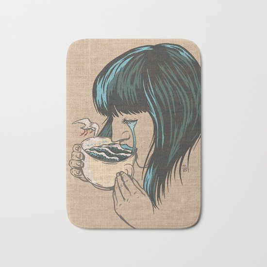 Her Tears Became The Sea Bath Mat
