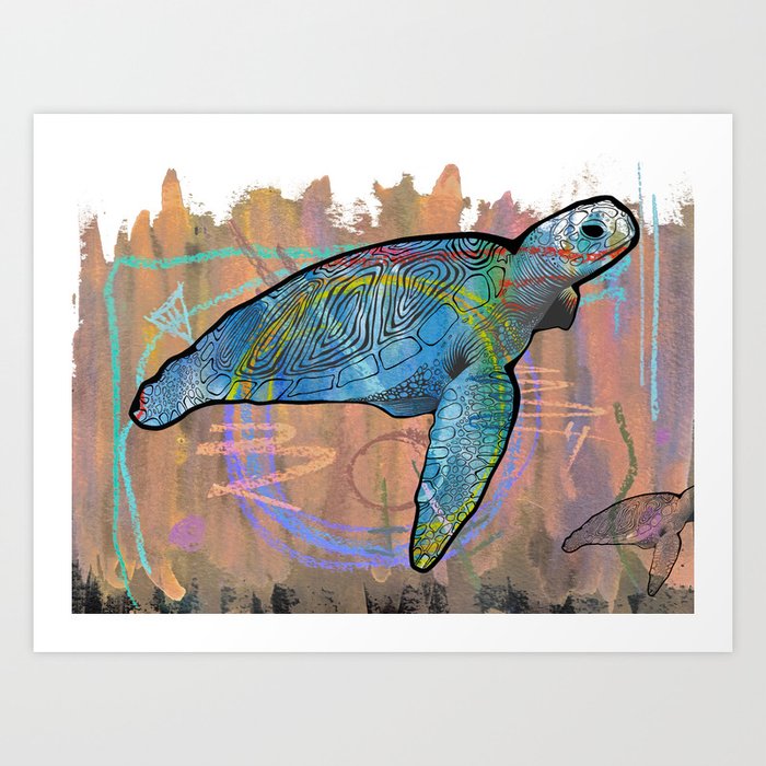 turtle Art Print