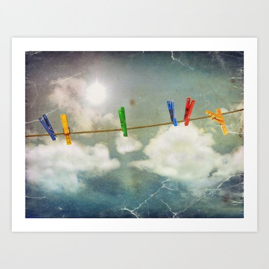Clouds Art Print