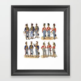Napoleonic British Cavalry Framed Art Print