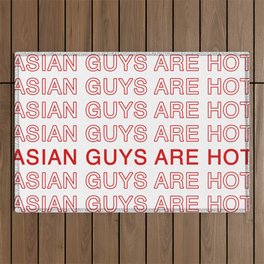 Asian Guys Are Hot Outdoor Rug