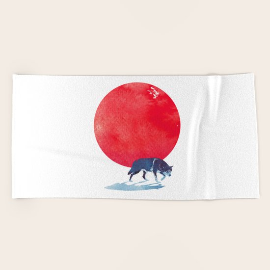 Fear the red Beach Towel