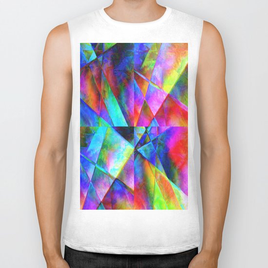 Сomposition geometrical Biker Tank