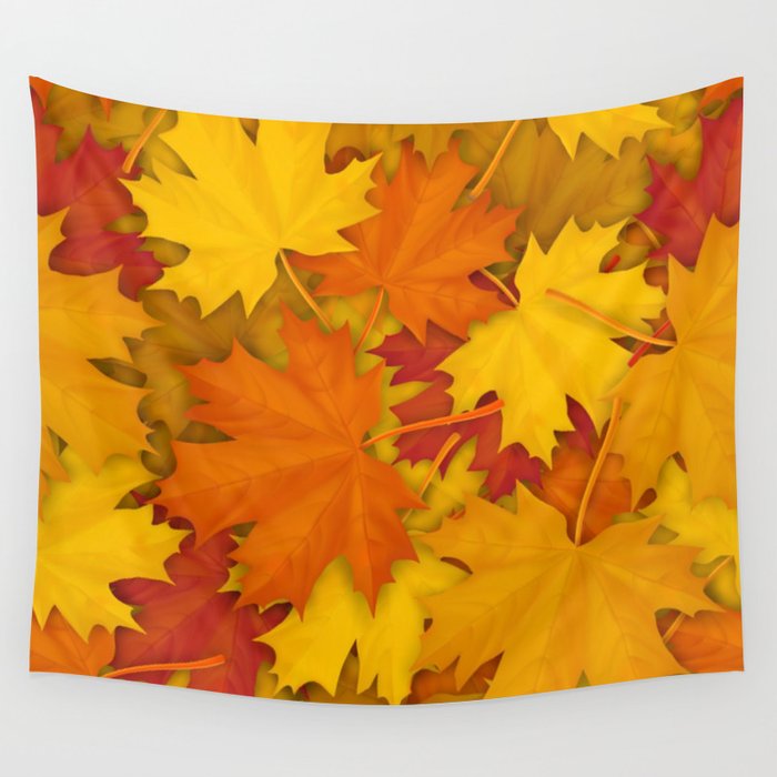 Autumn pattern Wall Tapestry