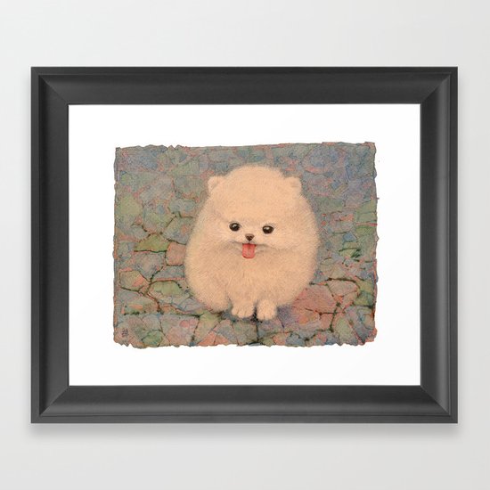 Pomeranian Framed Art Print