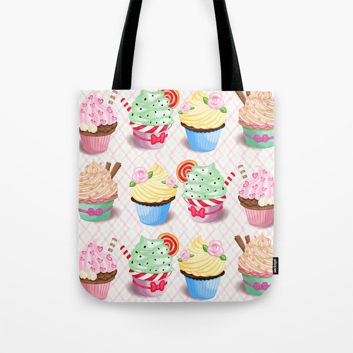 Pretty Cupcake Parade Tote Bag