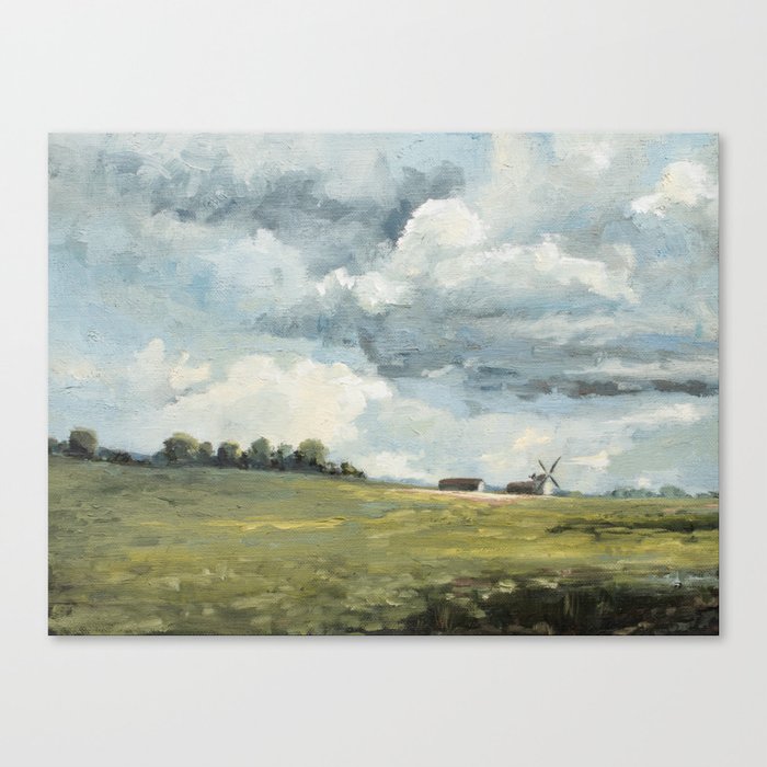 European Countryside No. 1 Canvas Print