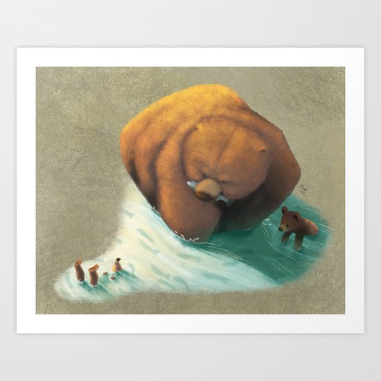 Bears Art Print