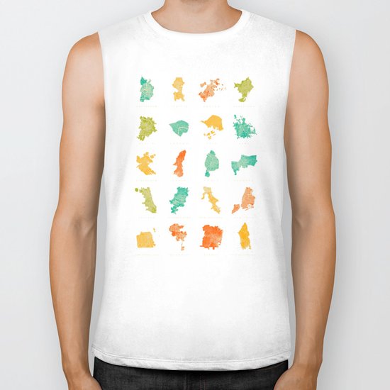 Pop Cities Biker Tank