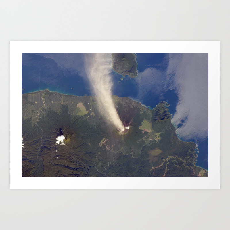 Volcano Eruption Art Print By Stonemonkey Society6