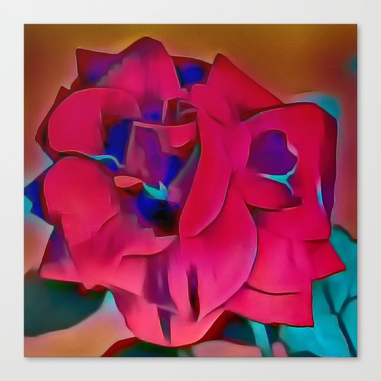 Red Rose Canvas Print