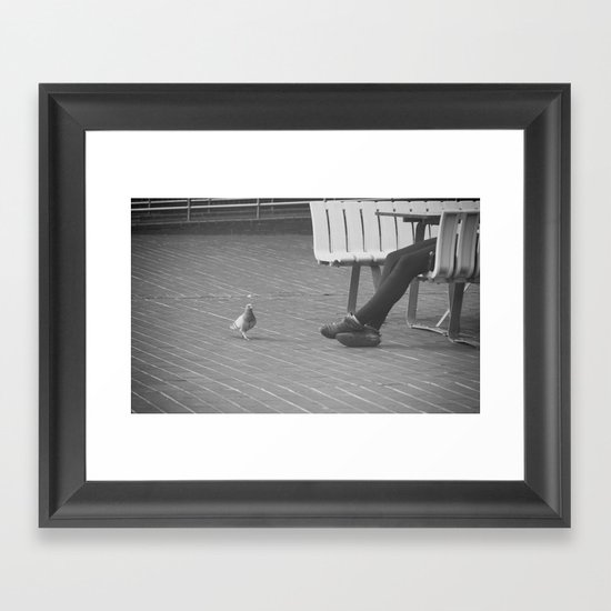 pigeon toes... Framed Art Print