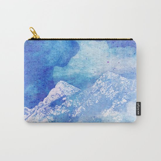 Snowy Mountain #society6 #decor #buyart Carry-All Pouch