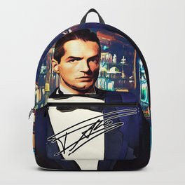 Falco at the Cafe Backpack