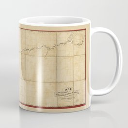 Map of the rivers Huallaga, Ucayali & Amazon (1852) Coffee Mug