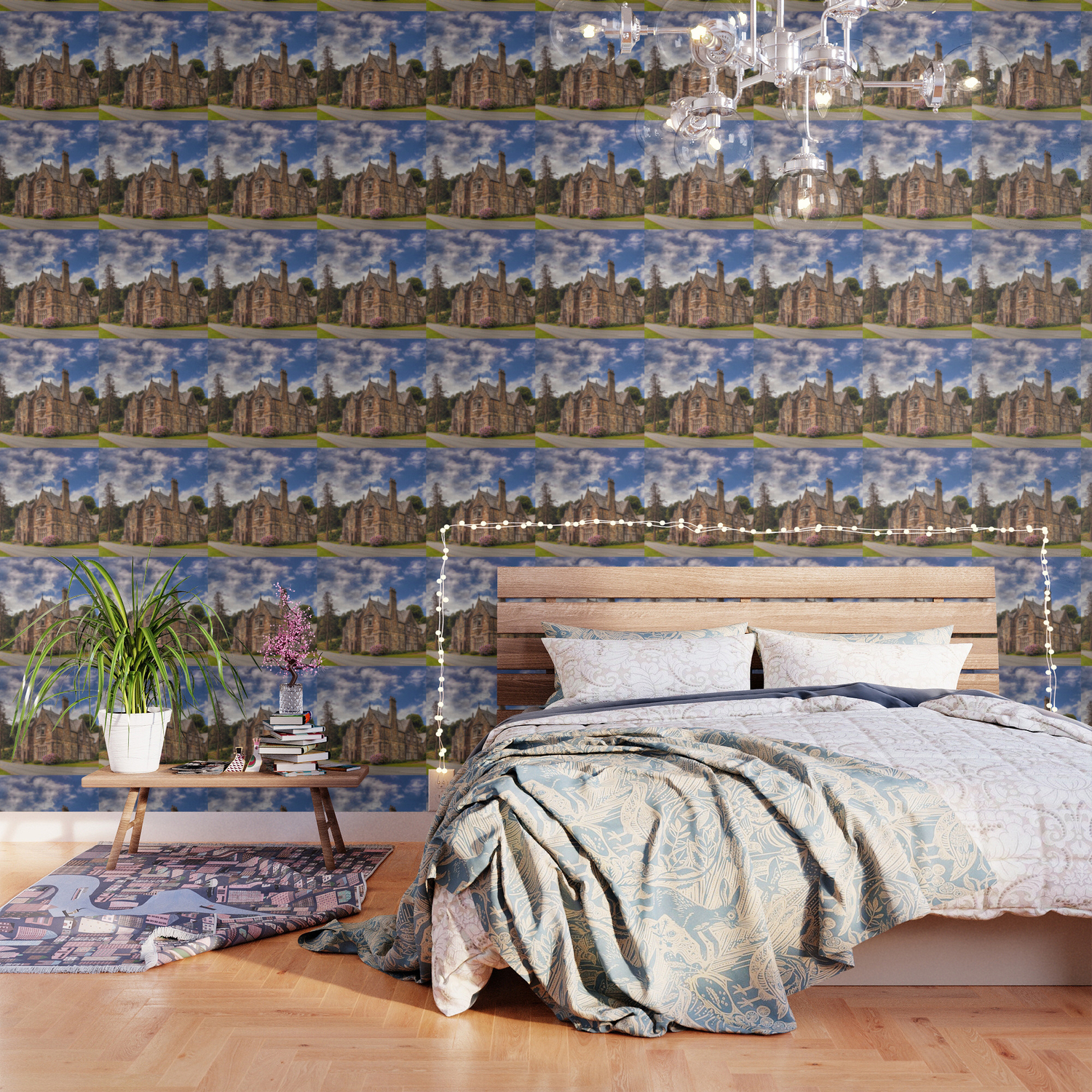 Gothic Victorian Mansion Wallpaper By Catchavista Society6