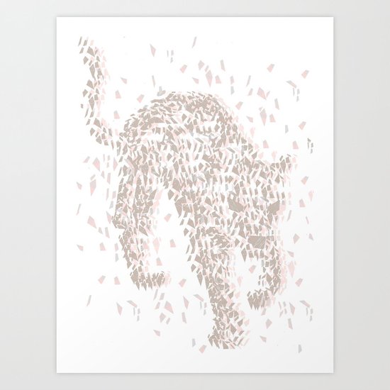 Broken Jaguar Art Print