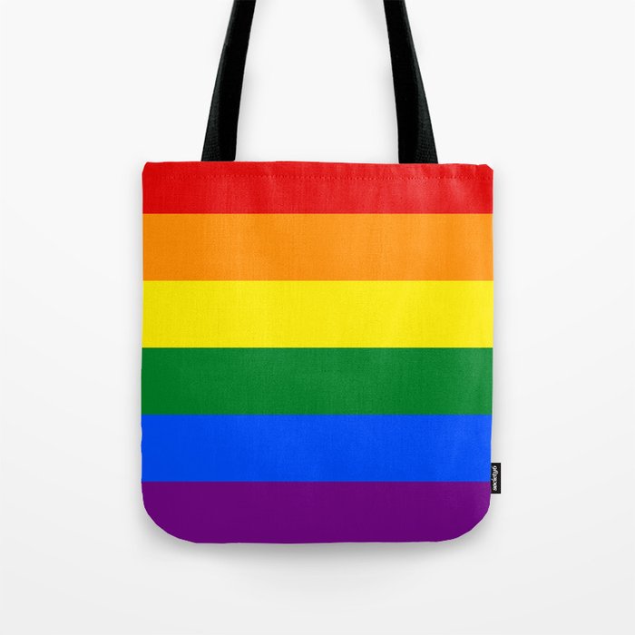 Pride Rainbow Colors Tote Bag by PodArtist