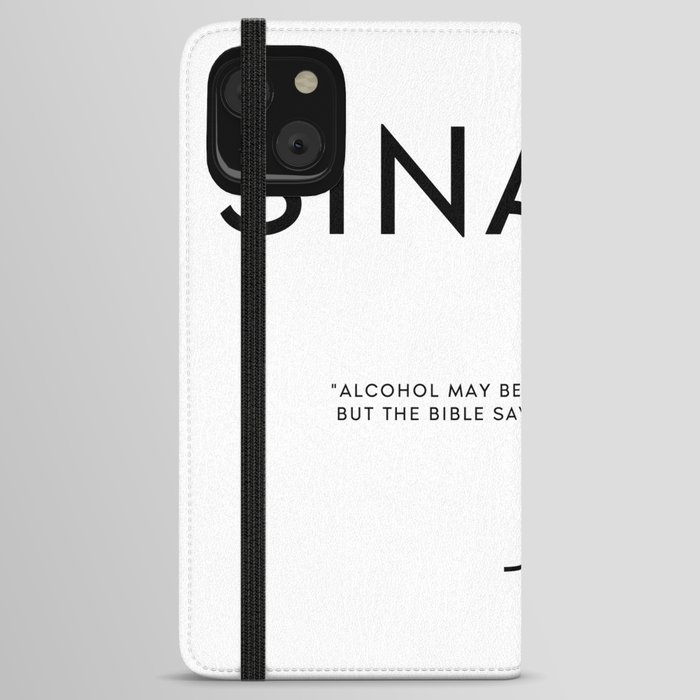 DRINK QUOTE iPhone Wallet Case